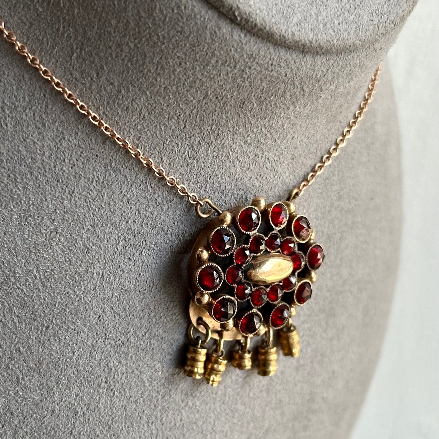 Circa 1800's Garnet Necklace