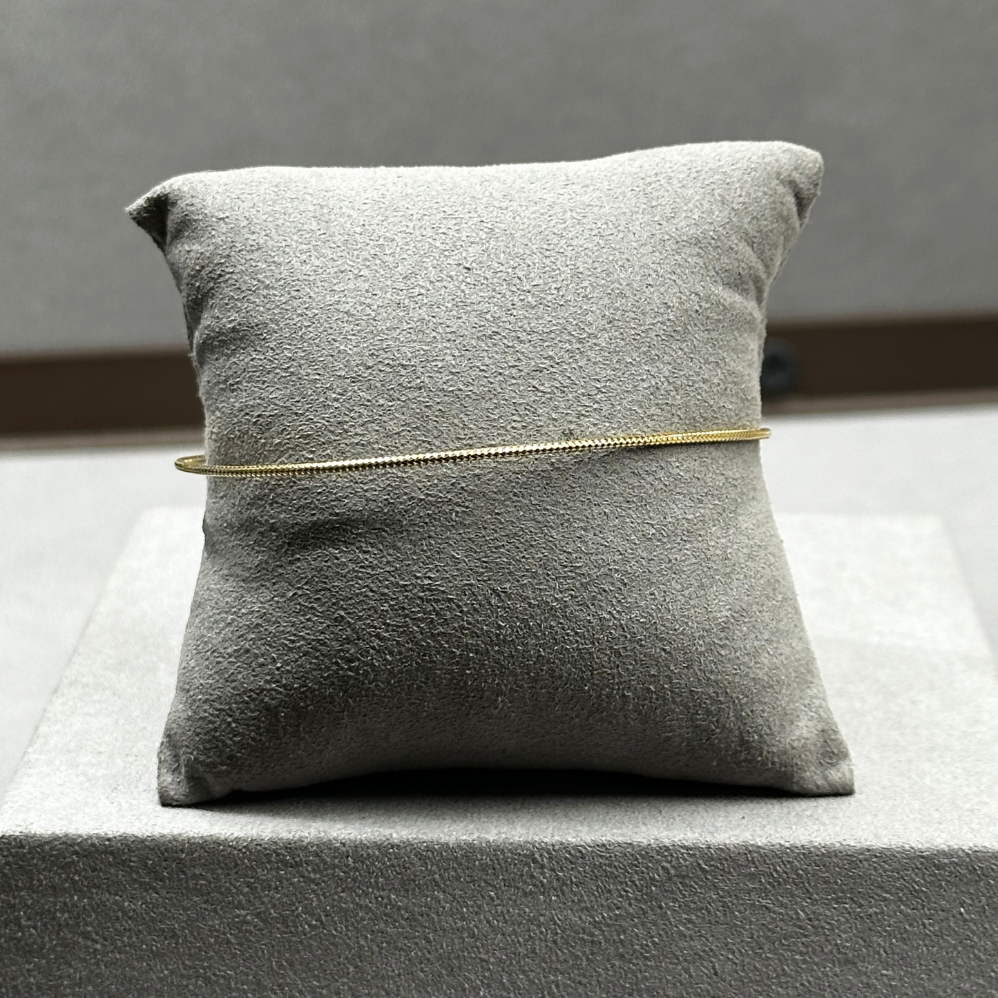 Yellow Gold Snake Chain Bangle Bracelet