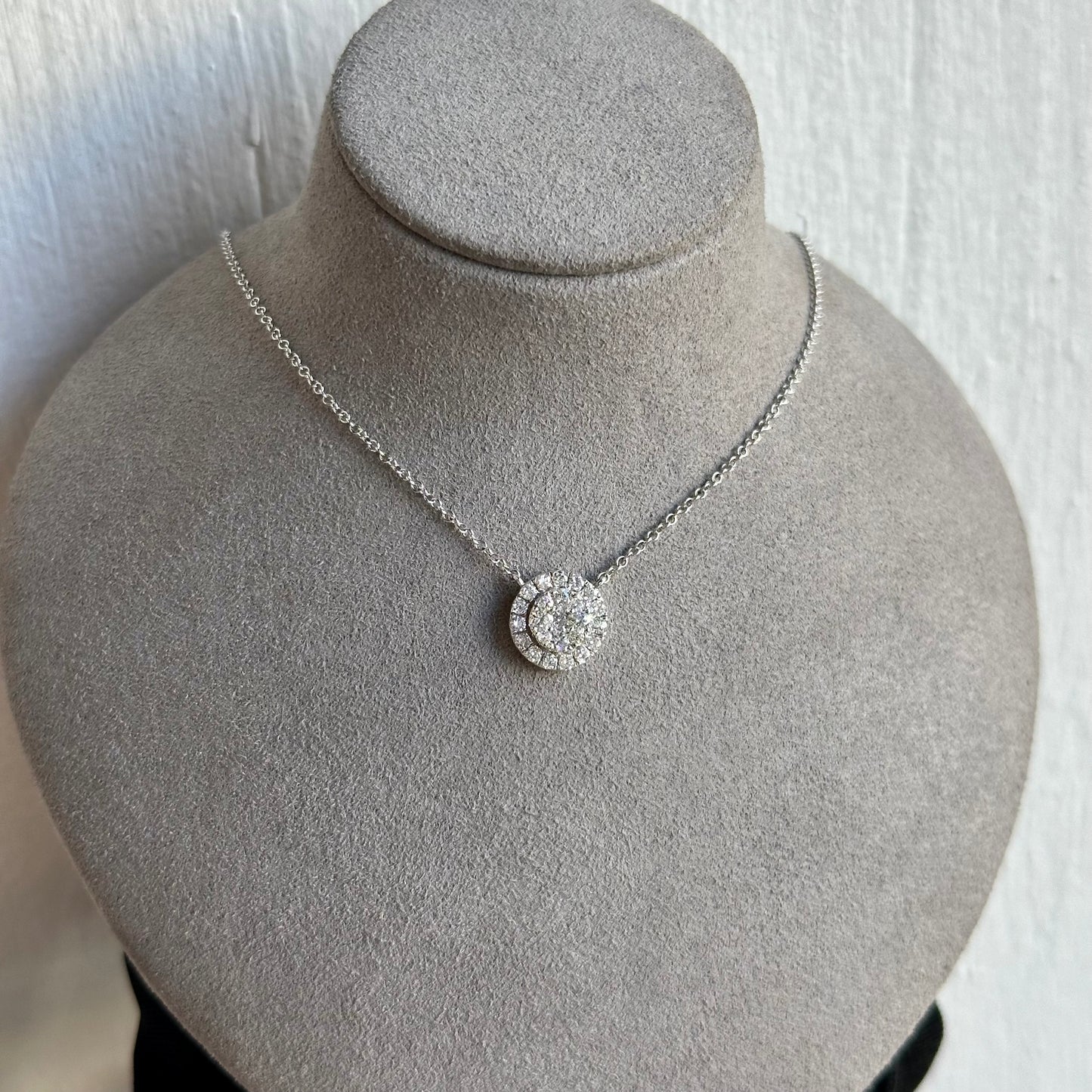 .55ctw Diamond Solitaire Pendant Necklace