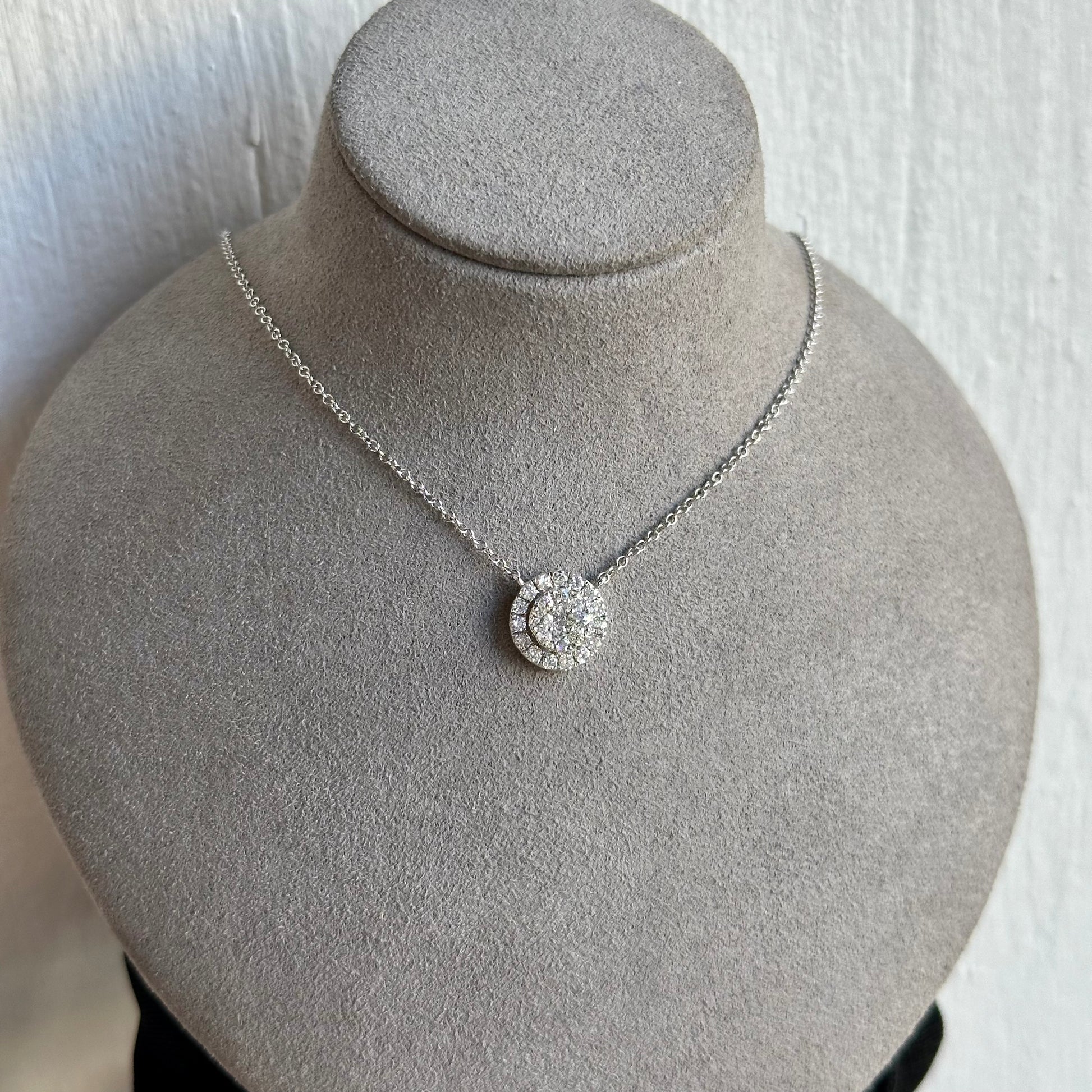 .55ctw Diamond Solitaire Pendant Necklace