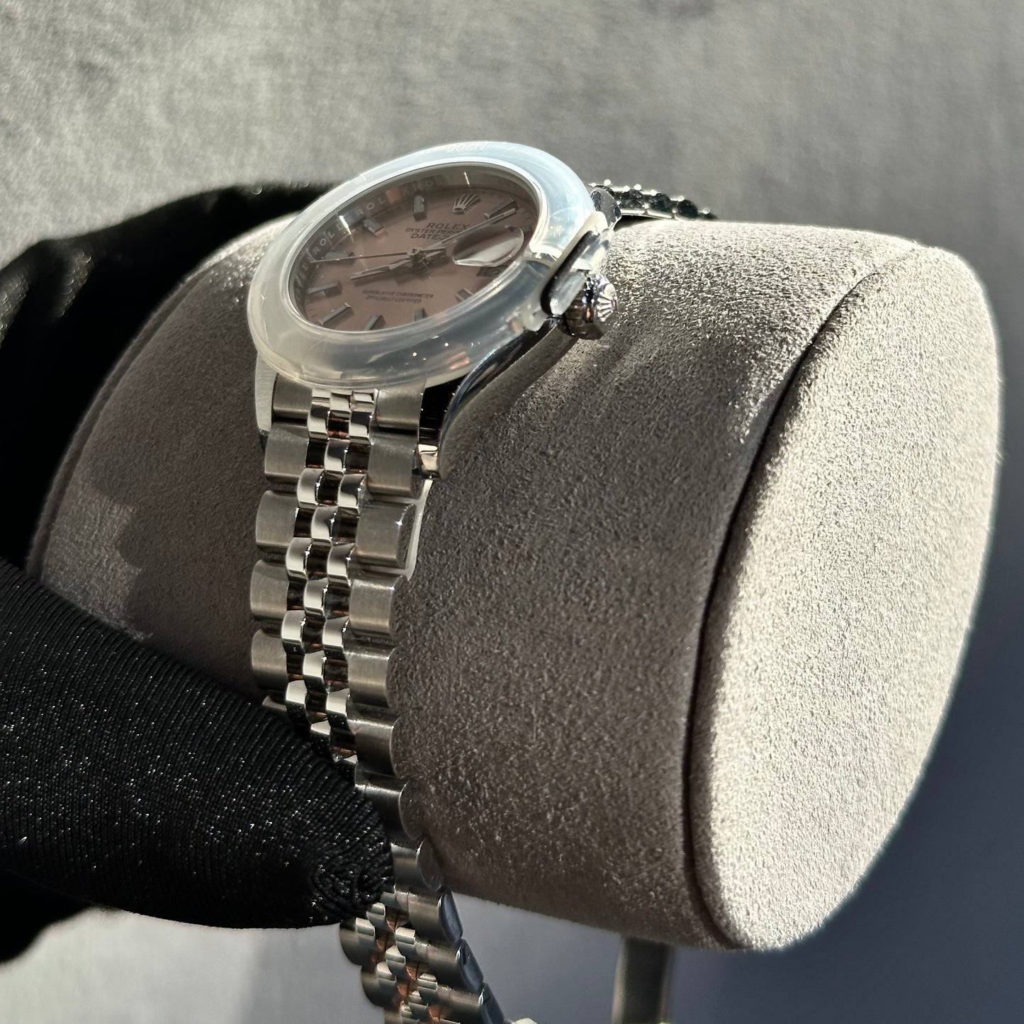 Rolex Lady-Datejust 279160 Pink Dial – 28mm Stainless Steel Watch (Brand New with Box & Papers)