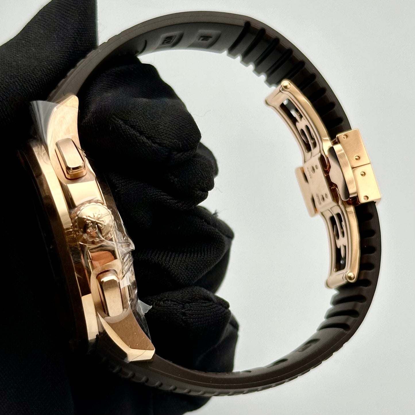 5968R Patek Phlippe Rose Gold Aquanuat Watch