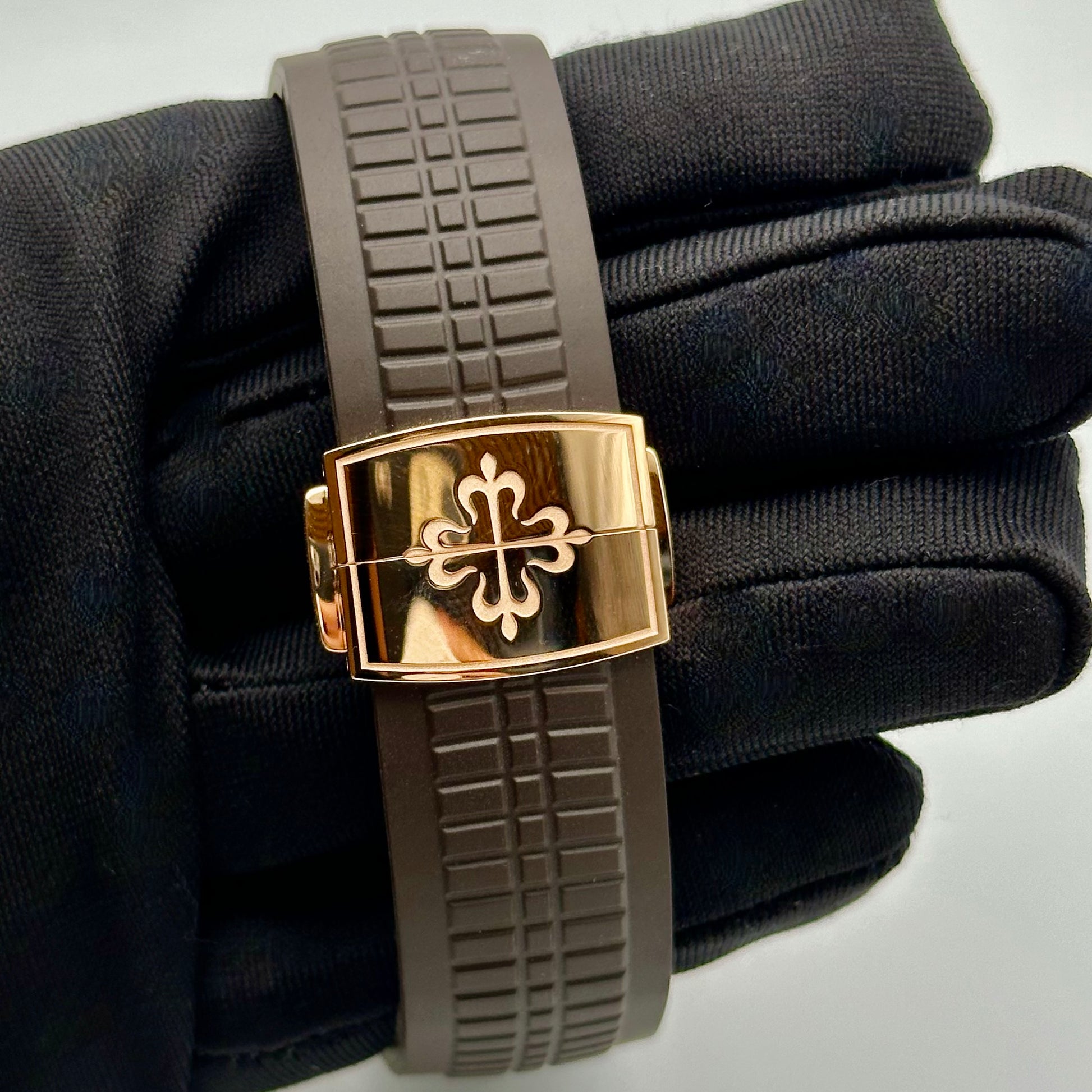 5968R Patek Phlippe Rose Gold Aquanuat Watch