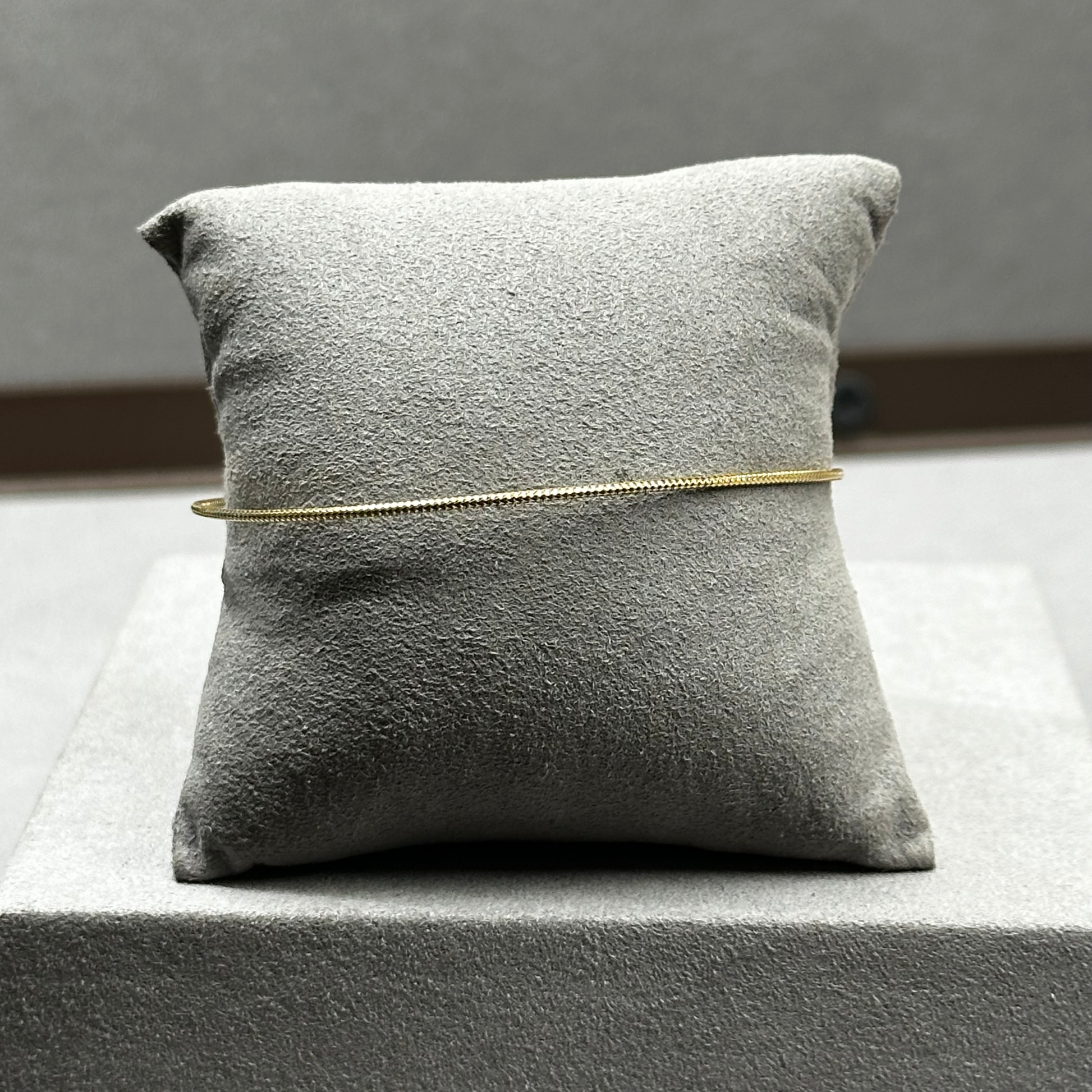 Yellow Gold Snake Chain Bangle Bracelet